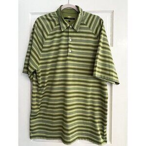 Greg Norman golf shirt, Large, green